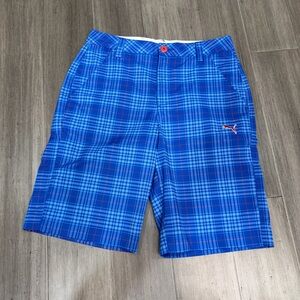 COBRA, Puma Golf Plaid Shorts | Men’s 28